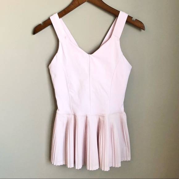 lululemon athletica Tops - lululemon Pink Pleated Peplum Workout Top